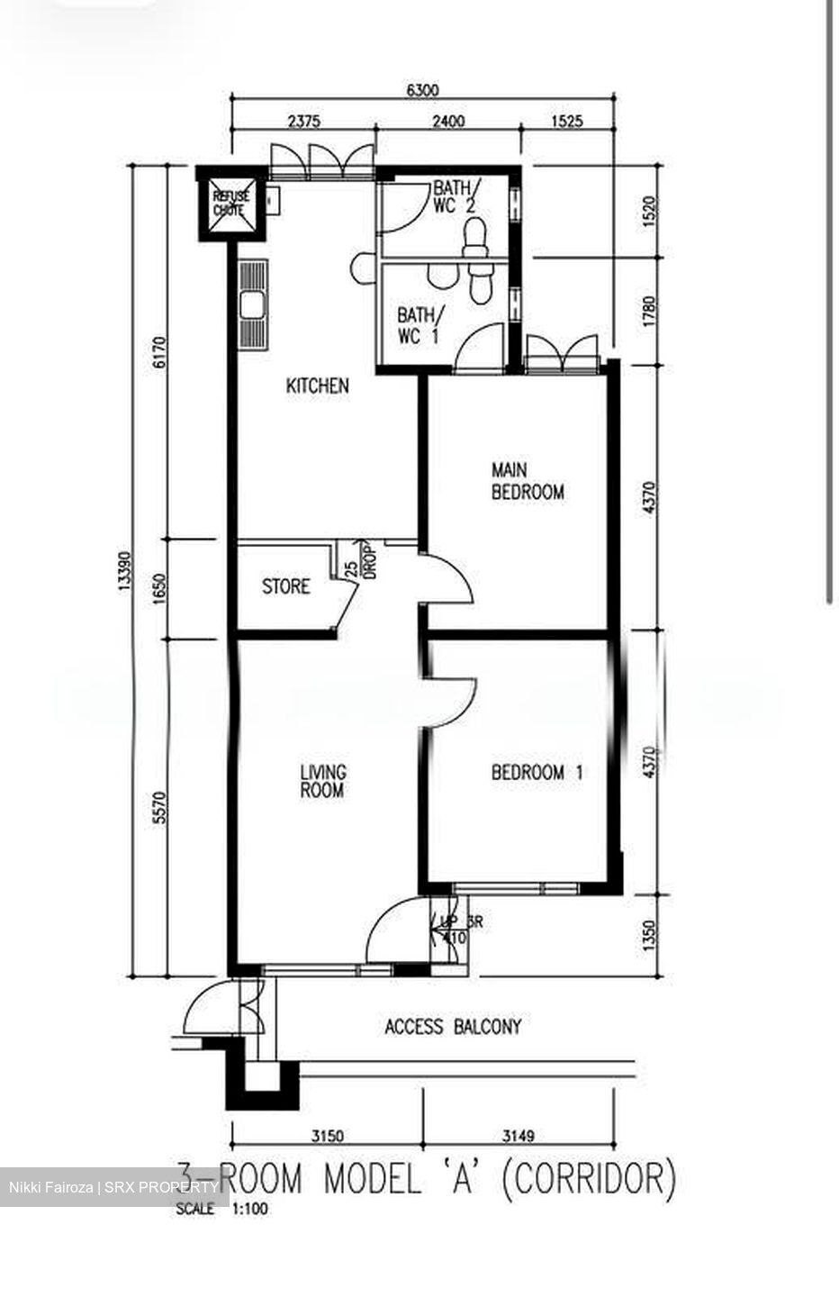 Blk 416 Bukit Batok West Avenue 4 (Bukit Batok), HDB 3 Rooms #562111301